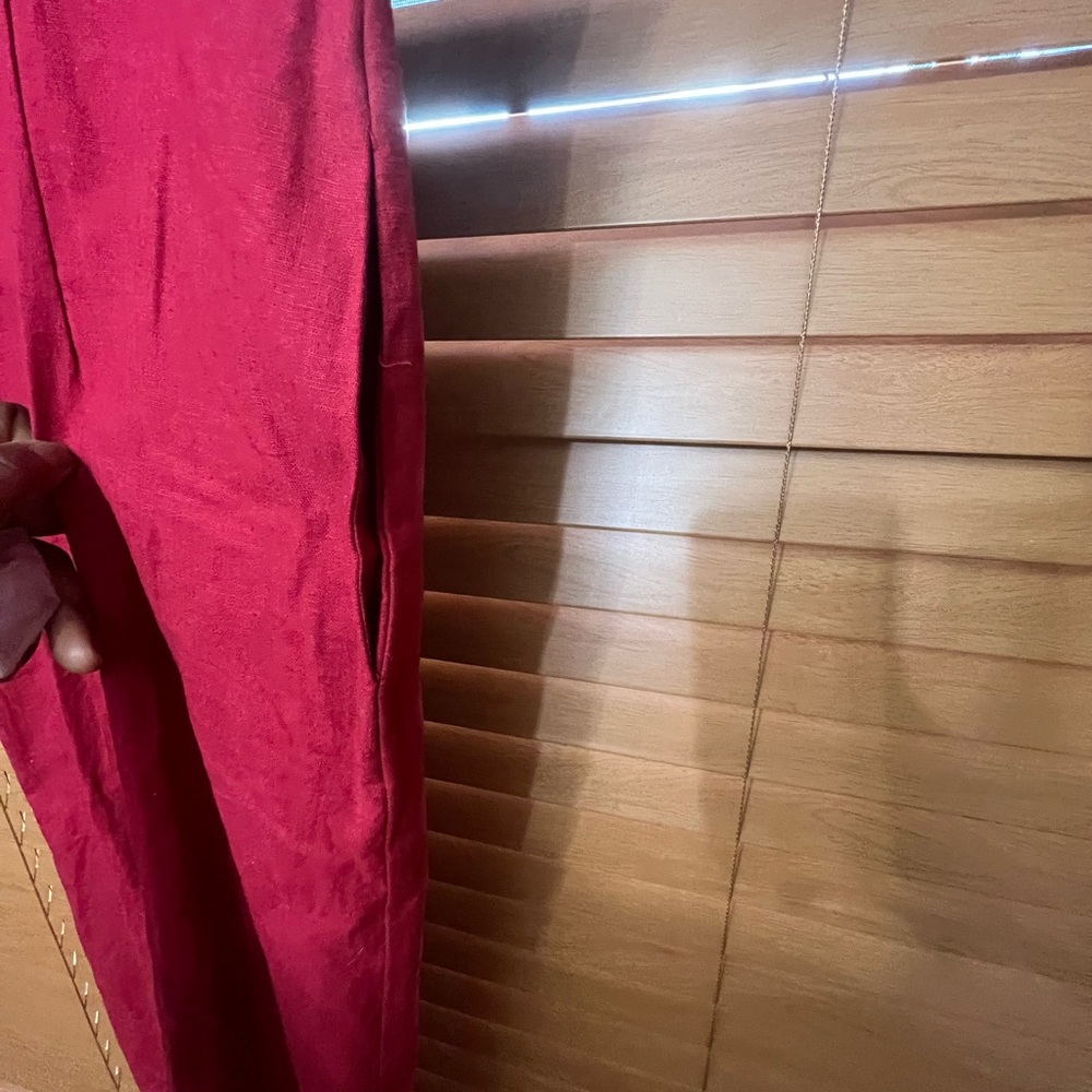 James River Trader Maxi Button Down Dress Red Siz… - image 4